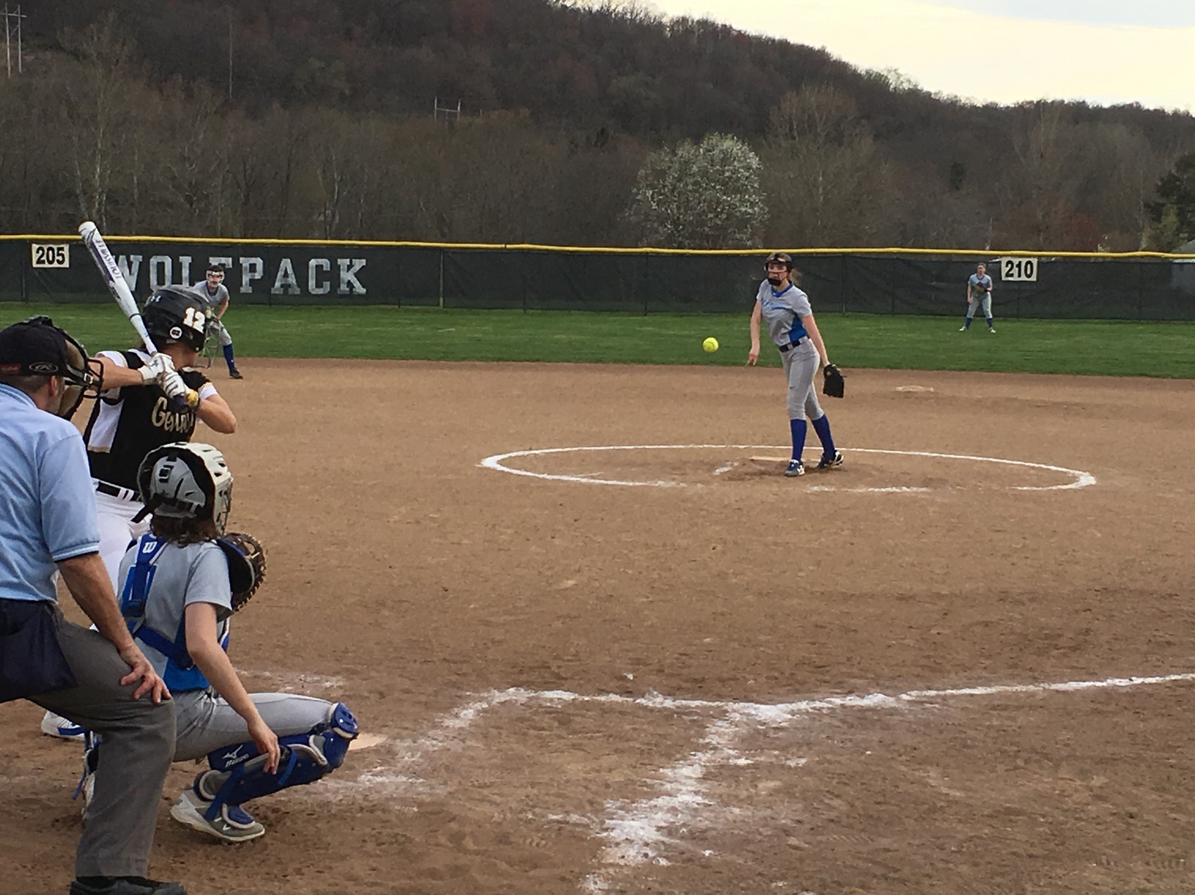 WOLFPACK SOFTBALL DROPS TWO HARD-FOUGHT GAMES TO GENEVA JV